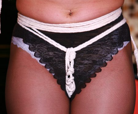 Cassandra Cain Tightly Bound & Gagged Hopping Around her House in Pantyhose in:  Home Robbery Invasion 01    RE EDIT 2024    *27 MINUTES LONG* - Image 12