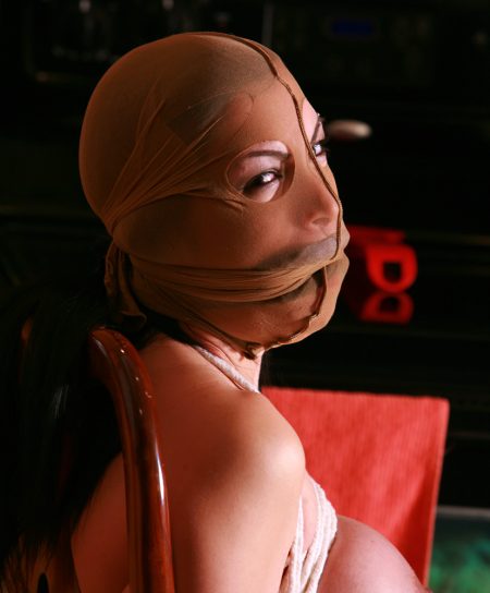 Gorgeous Cassandra Panty gagged, Pantyhose Hooded, Groped, Mocked & Left Humiliated and Frustrated In:  Home Invasion II  RE EDIT 2024 - Image 24
