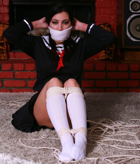 Cassandra's Rival Paid to have her Kept Tightly Bound & Gagged for the "Sailor Suit Competition"  RE ENCODE 2025 *A Storyline Video* - Image 29