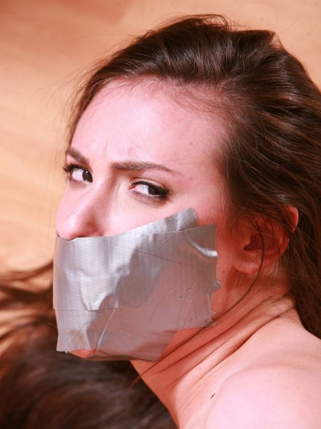 Gorgeous Casey Calvert Nude, Bound & Gagged Squirming Around Her House In: Bondage Dream Reality!  NEA  Full Hi Resolution Photo Set - Image 8
