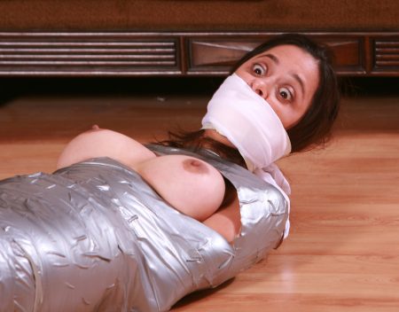 Foot Mistress Jamie Daniels Demands to be Mummified & Massively Gagged as a:  Co-Operative Captive!  RE ENCODE 2025