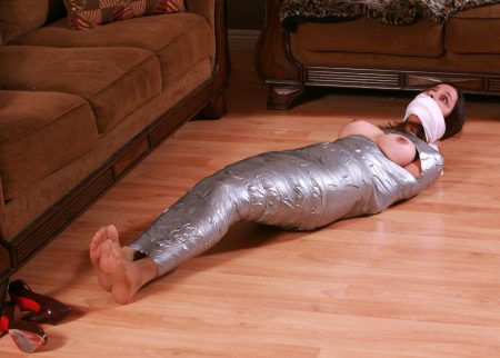 Foot Mistress Jamie Daniels Demands to be Mummified & Massively Gagged as a:  Co-Operative Captive!  RE ENCODE 2025 - Image 15