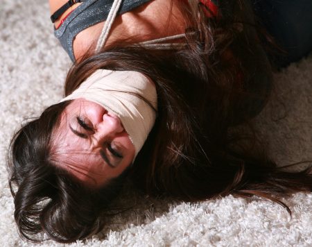 Ariana Sweaty Sock gagged, Hogtied, Toe-tied, Foot Worshipped and Humiliated in:  Humiliation Retaliation!  RE EDIT 2024 - Image 7
